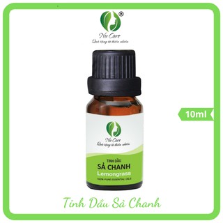 Tinh dầu Sả Chanh nguyên chất 10ml Nu Care dùng cho đèn xông tinh dầu, máy khuếch tán, khử mùi, đuổi muỗi, an toàn