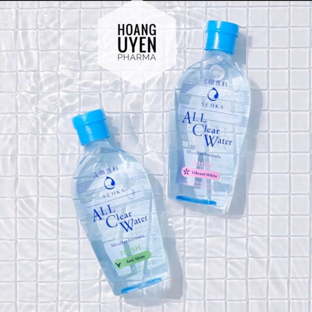 Tẩy trang Senka dưỡng trắng/ kiểm soát nhờn 230ml | BigBuy360 - bigbuy360.vn