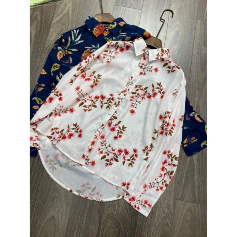 Áo sơ mi hoa xuất xịn