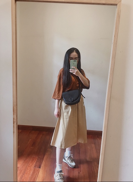 Chân Váy Xòe Kaki 🦋 Váy Nữ Ulzzang Cạp Chun Co Dãn 3 Màu 🦋 | BigBuy360 - bigbuy360.vn