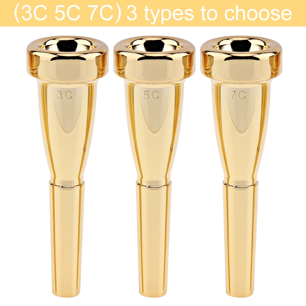 Ống Thổi 3c 5c 7c Mạ Vàng Cho Kèn Yamaha Bach Conn Và King Trumpet