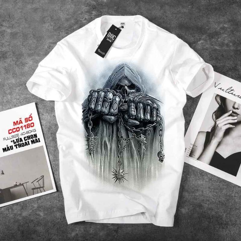 Áo thun có hình các loại unisex nam nữ đủ size S-3XL bigsize < 88kg, áo cá tính, áo hoạt hình | BigBuy360 - bigbuy360.vn