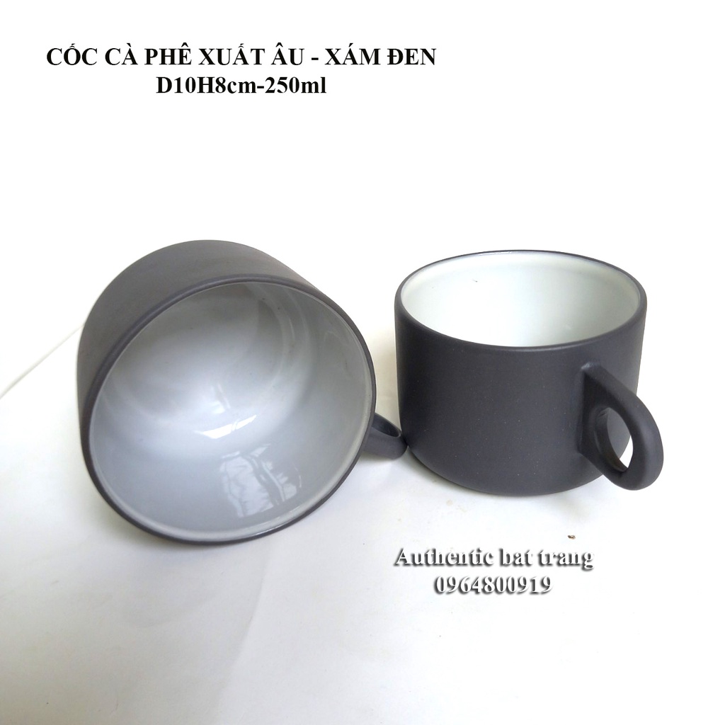 &quot;HOT&quot; Cốc cà phê cao cấp D10*H8cm250ml-Hãy thưởng thức cà phê theo chuẩn phong cách Châu Âu- Authentic Bat trang