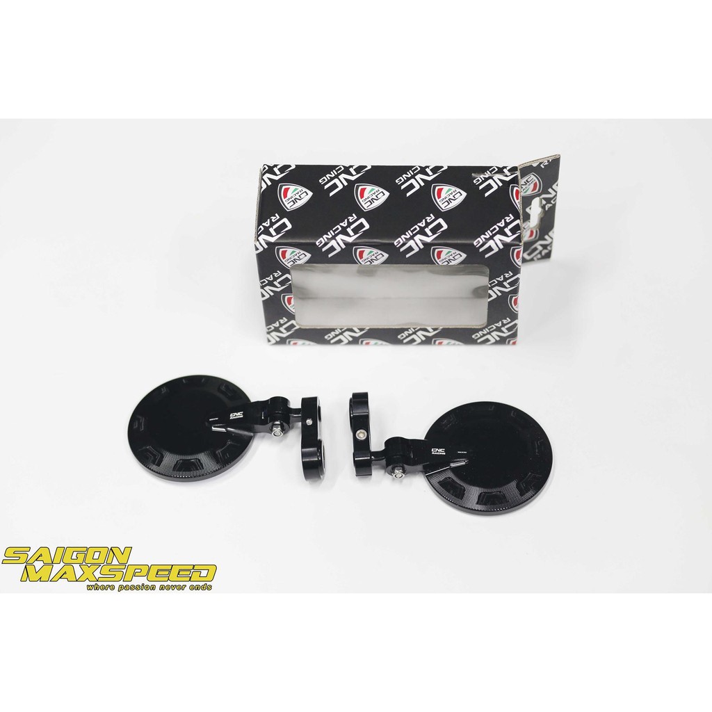 Gương Gù CNC Racing "Rocket" Black