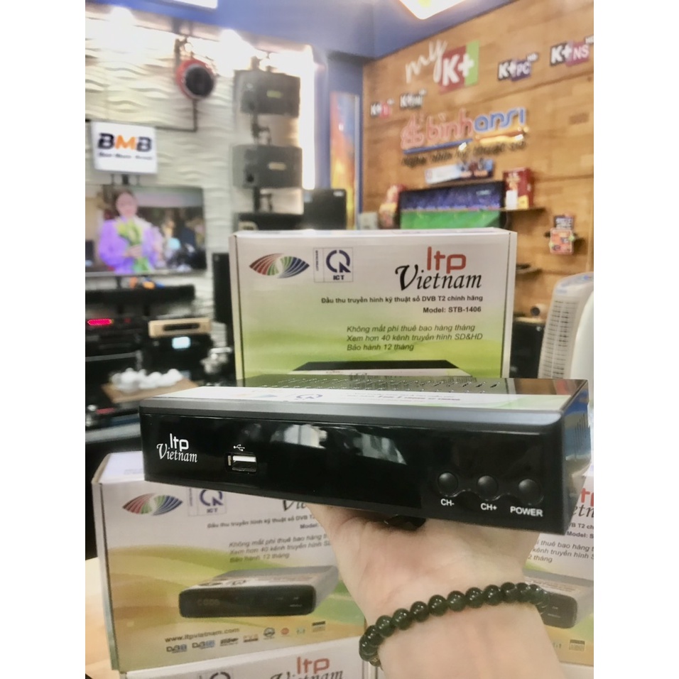 Đầu thu kỹ thuật số xem truyền hình thiết yêu miễn phí LTP STB-1406, đầu số DVB T2