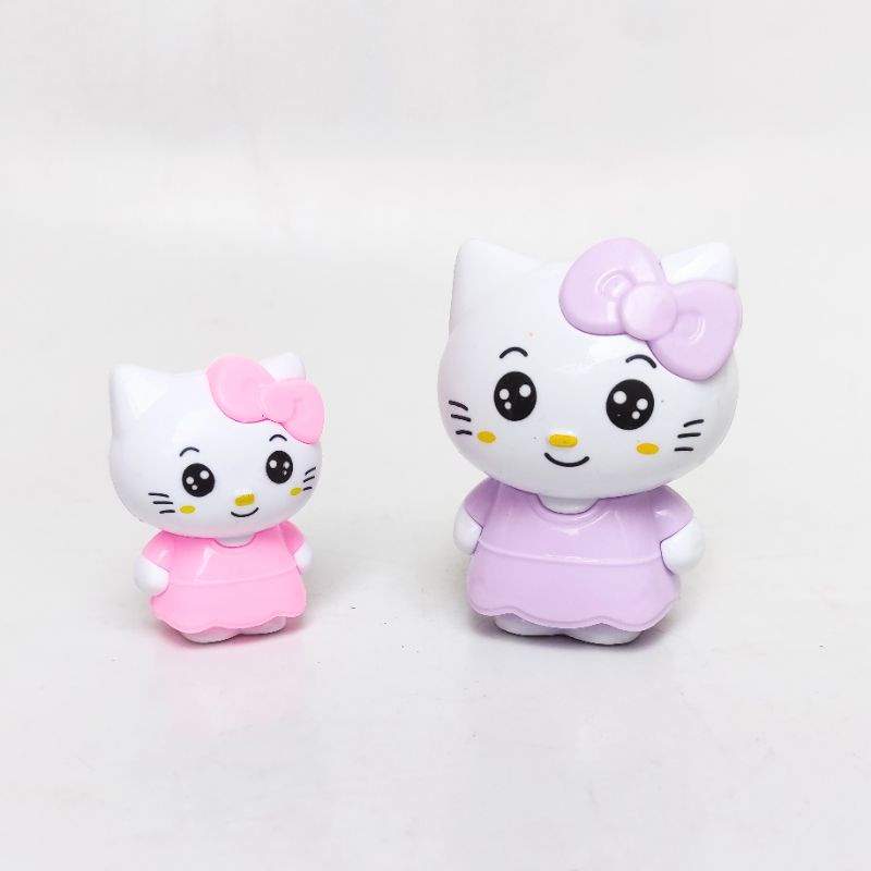 Phụ kiện Mèo kitty trang trí chậu cây, bánh gato xinh xắn
