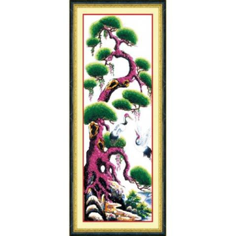 Tranh thêu chữ thập TÙNG CÚC TRÚC MAI KT:40x100cm/1 bức (Bán lẻ)