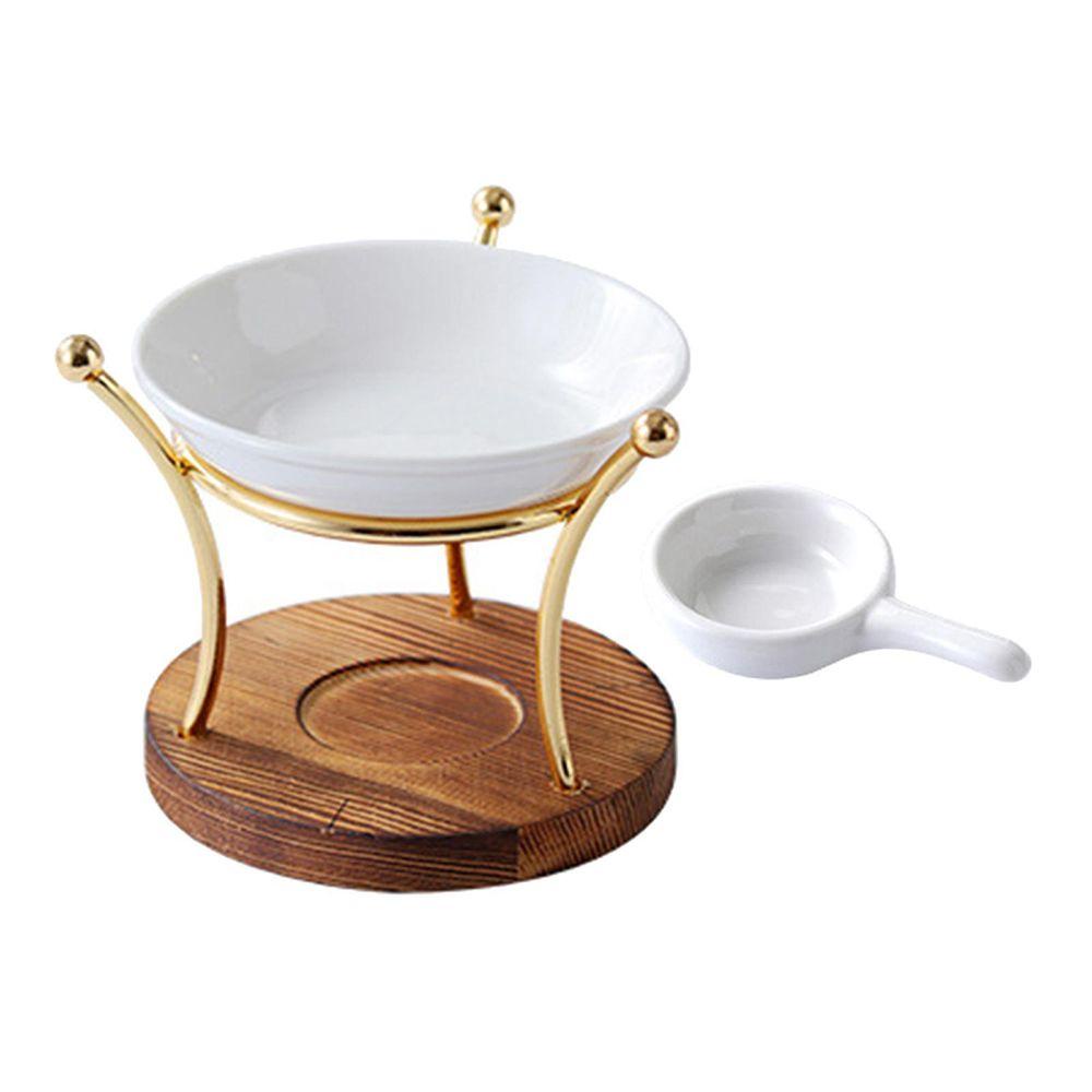Giá Đỡ Đèn Bằng Gốm Sứ &amp; Kim Loại Dùng Trang Trí Thủ Công