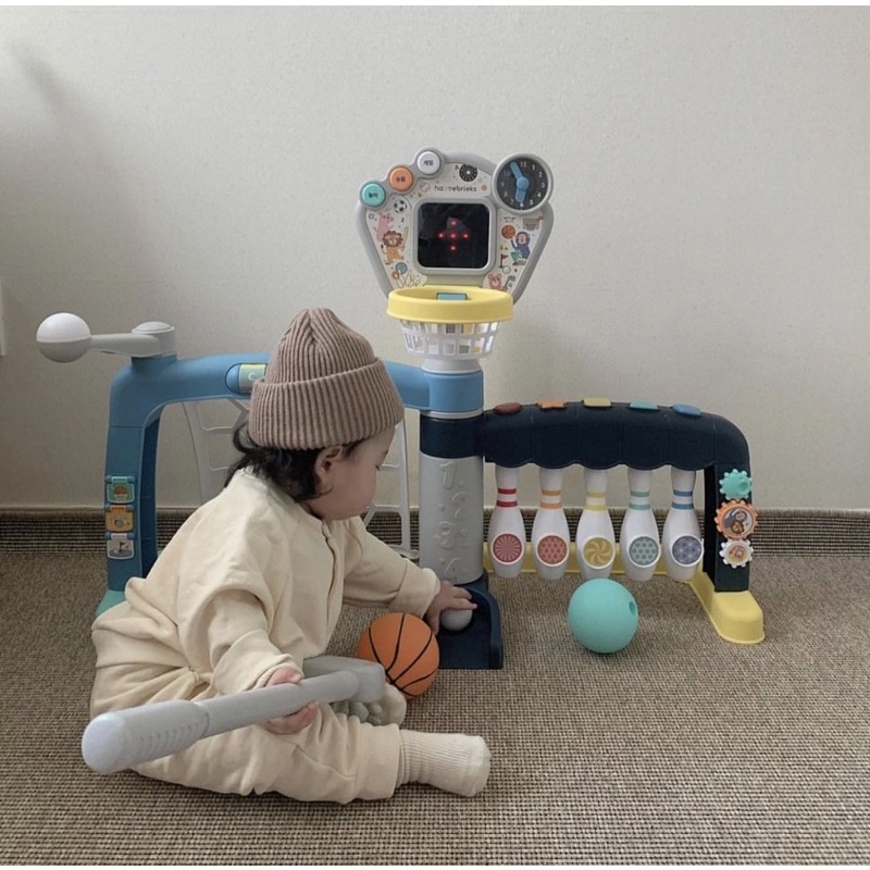 Bộ đồ chơi bóng 5in1 Playball center Haave Bricks đồ chơi cao cấp cho bé Hàn Quốc