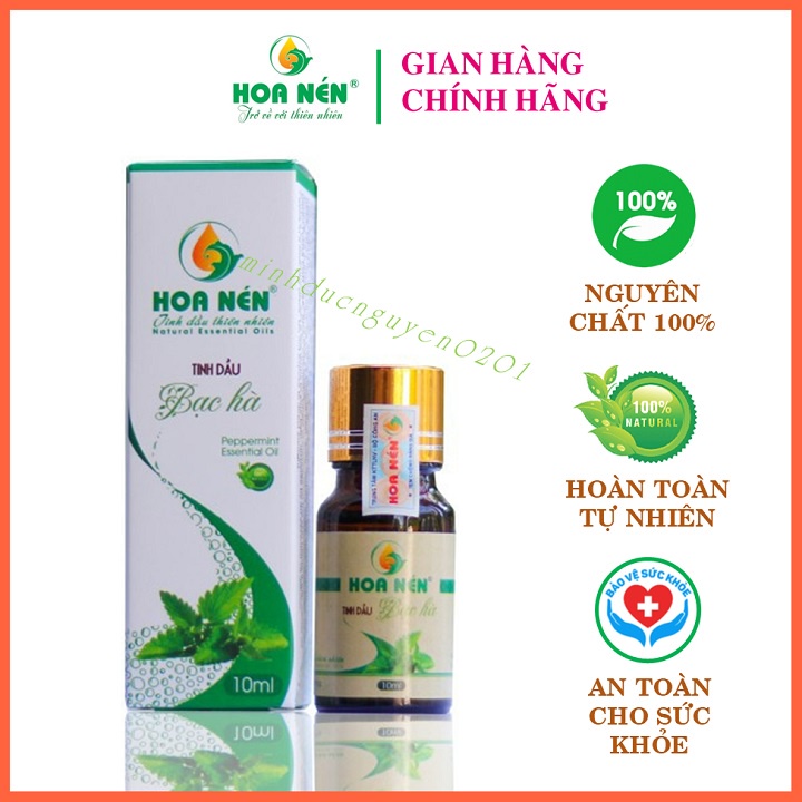 Tinh Dầu Bạc Hà 10ml Nguyên Chất 100%_Xông phòng giảm căng thẳng, mệt mõi, đuỗi côn trùng