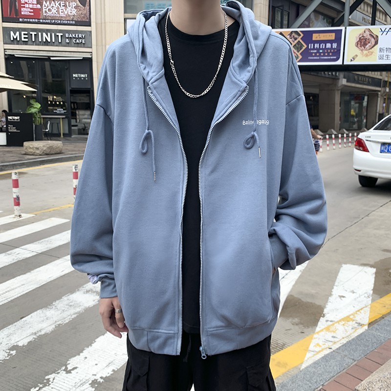 Áo Khoác Hoodie Dáng Rộng Thời Trang Xuân Thu 2020 Cho Nam