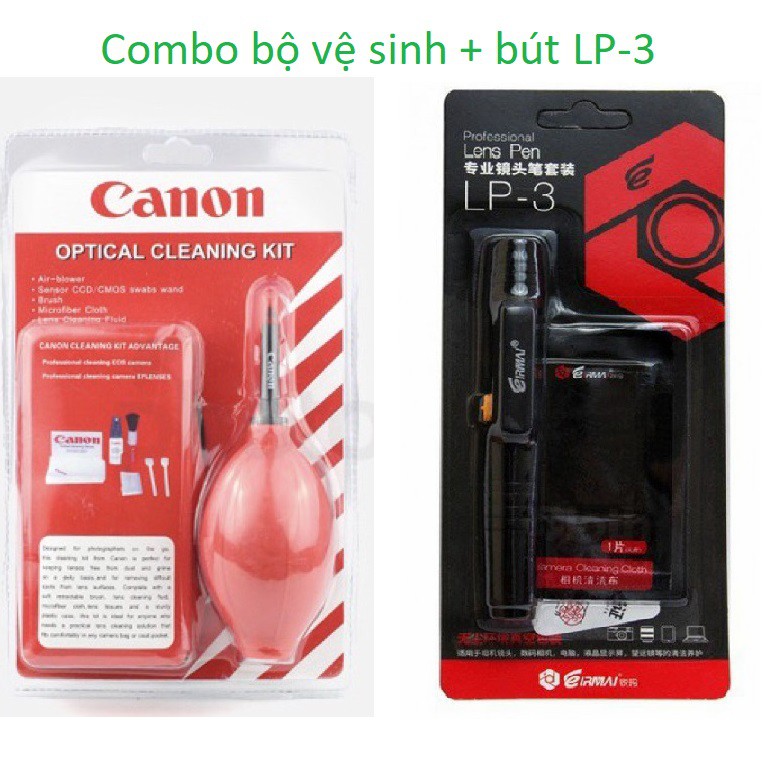 Combo Bộ vệ sinh máy ảnh 7in 1 + bút lau lens chính hãng