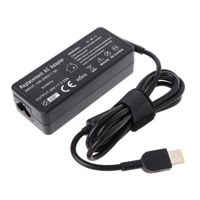 Bộ Sạc Laptop 20V 3.25A 65W AC Chuyên Dụng Cho Lenovo G500 G505 G405 ThinkPad X1 Carbon 13