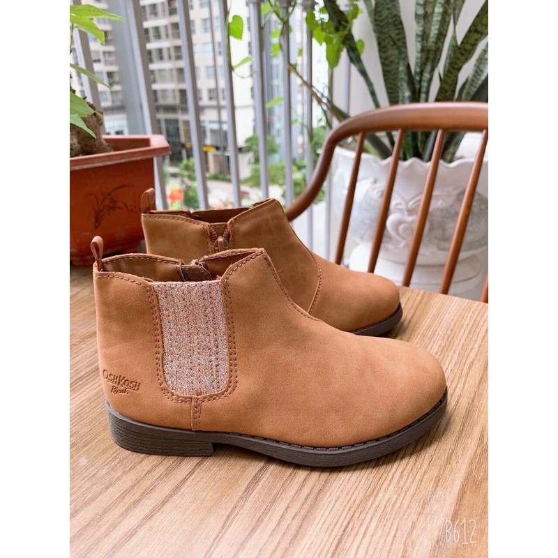 Bốt Oshkosh da lộn xuất dư size 20-30 (1y-6y)