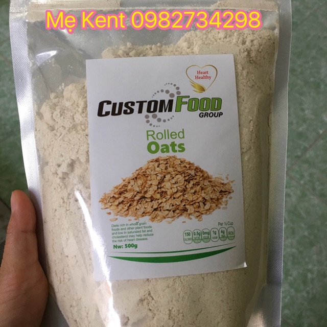 0,5kg Bột yến mạch custom food 