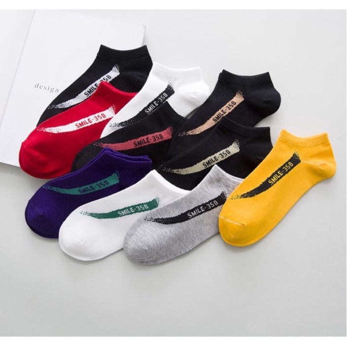 💥XẢ KHO💥Tất Vớ Cổ Ngắn Nam Nữ Cotton Phong Cách Ulzzang