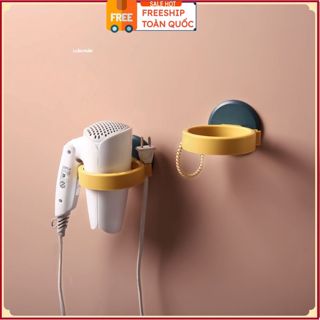 PVN31293 Móc treo máy sấy tóc đa năng dán tường siêu chắc, tiện lợi T2 .