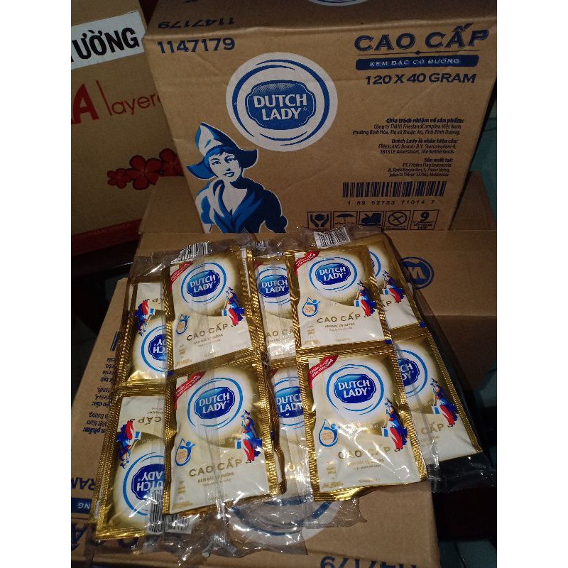 Combo 6 gói Sữa đặc cao cấp Cô gái Hà Lan (1 gói 40g) - HSD Luôn Mới