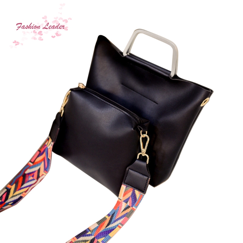 Bộ sản phẩm 2 túi và bóp kích thước lớn làm từ da PU | BigBuy360 - bigbuy360.vn