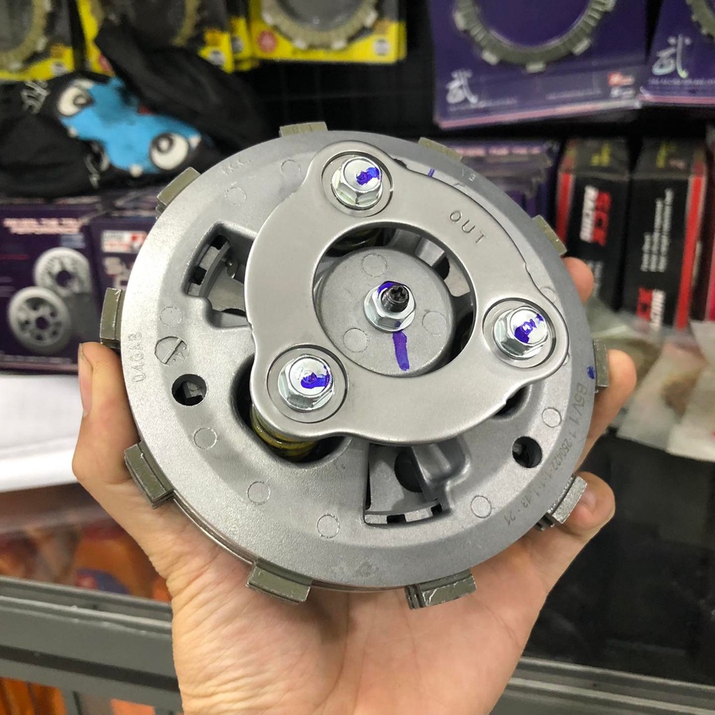Full bộ nồi chống trượt và trợ lực Assist & Slipper Clutch FCC Exciter 150, Exciter 155, R15v3.