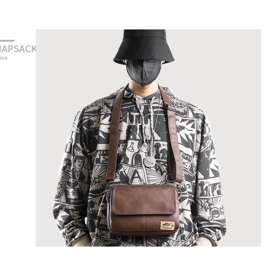 Túi đeo chéo nam đa năng cao cấp phong cách mới