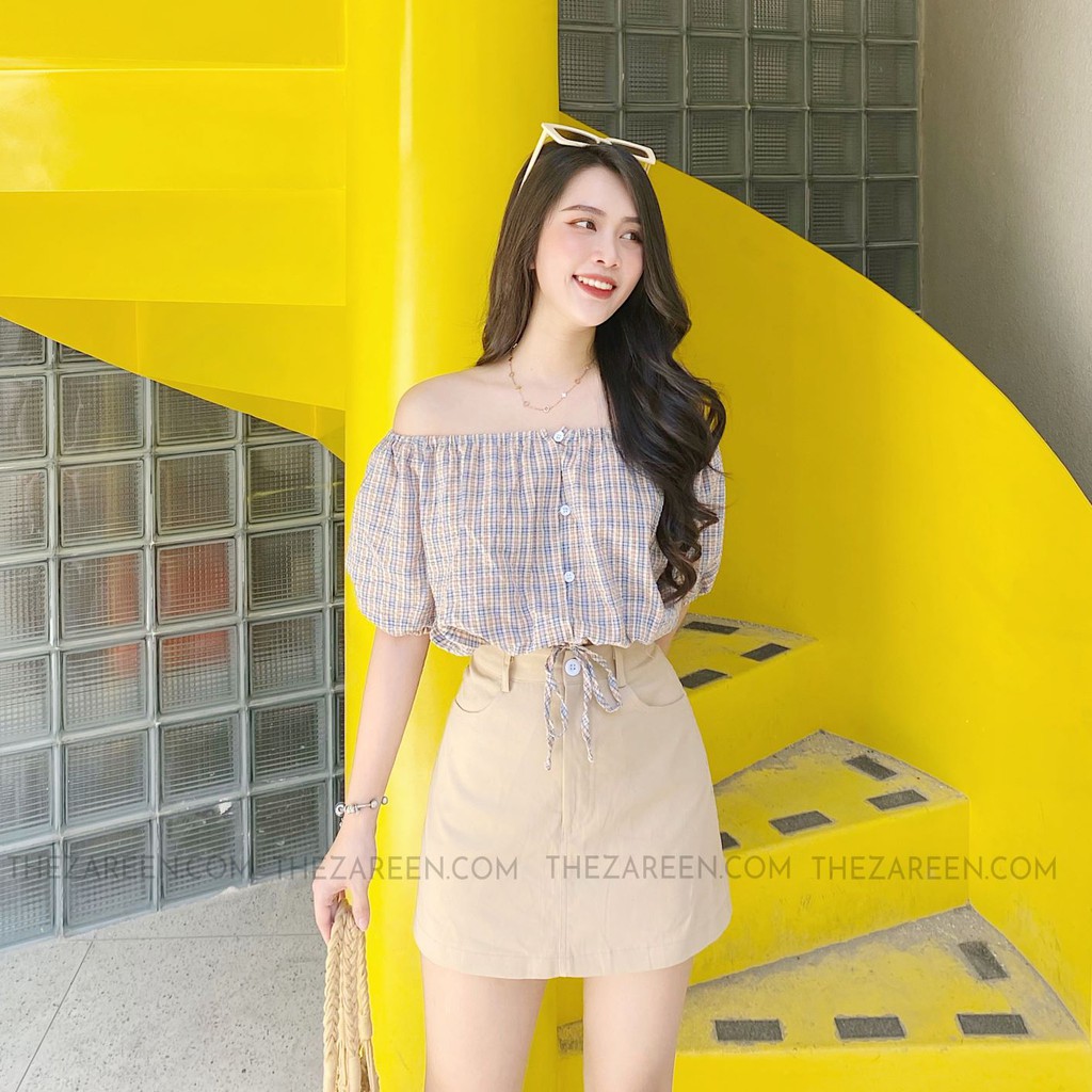 [Mã SKAMCLU7 giảm 10% tối đa 50K đơn 0Đ] CHÂN VÁY CHỮ A BASIC ZAREEN VAA29 NÂU | BigBuy360 - bigbuy360.vn