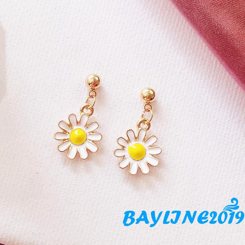 Đôi khuyên tai ngắn/dài hình hoa xinh xắn cho nữ