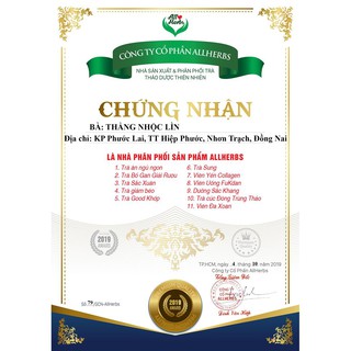 [CHÍNH HÃNG] Trà giảm béo Allherbs