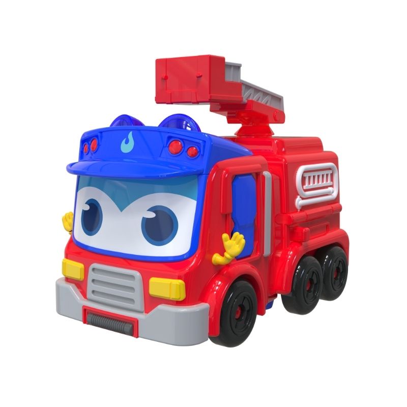 Đồ Chơi GOGO BUS Robot Biến Hình Có Đèn Và Âm Thanh Cứu Hỏa Gogo Firy YS3041B