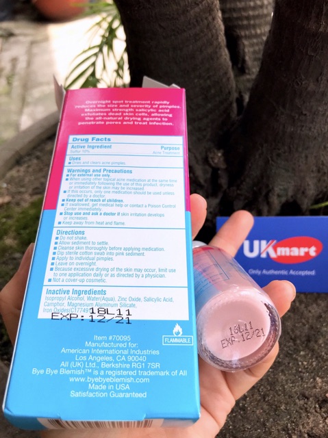 DATE MỚI 01/2023 Chấm Mụn Bye Bye Blemish Drying Lotion Sạch Mụn 29.5ml | BigBuy360 - bigbuy360.vn