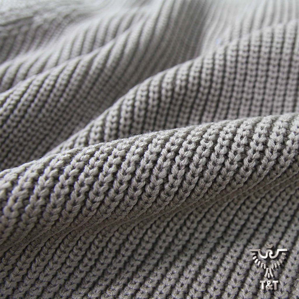 Áo len nam cổ tròn kiểu dáng hàn quốc vải len sợi dày dặn AL105