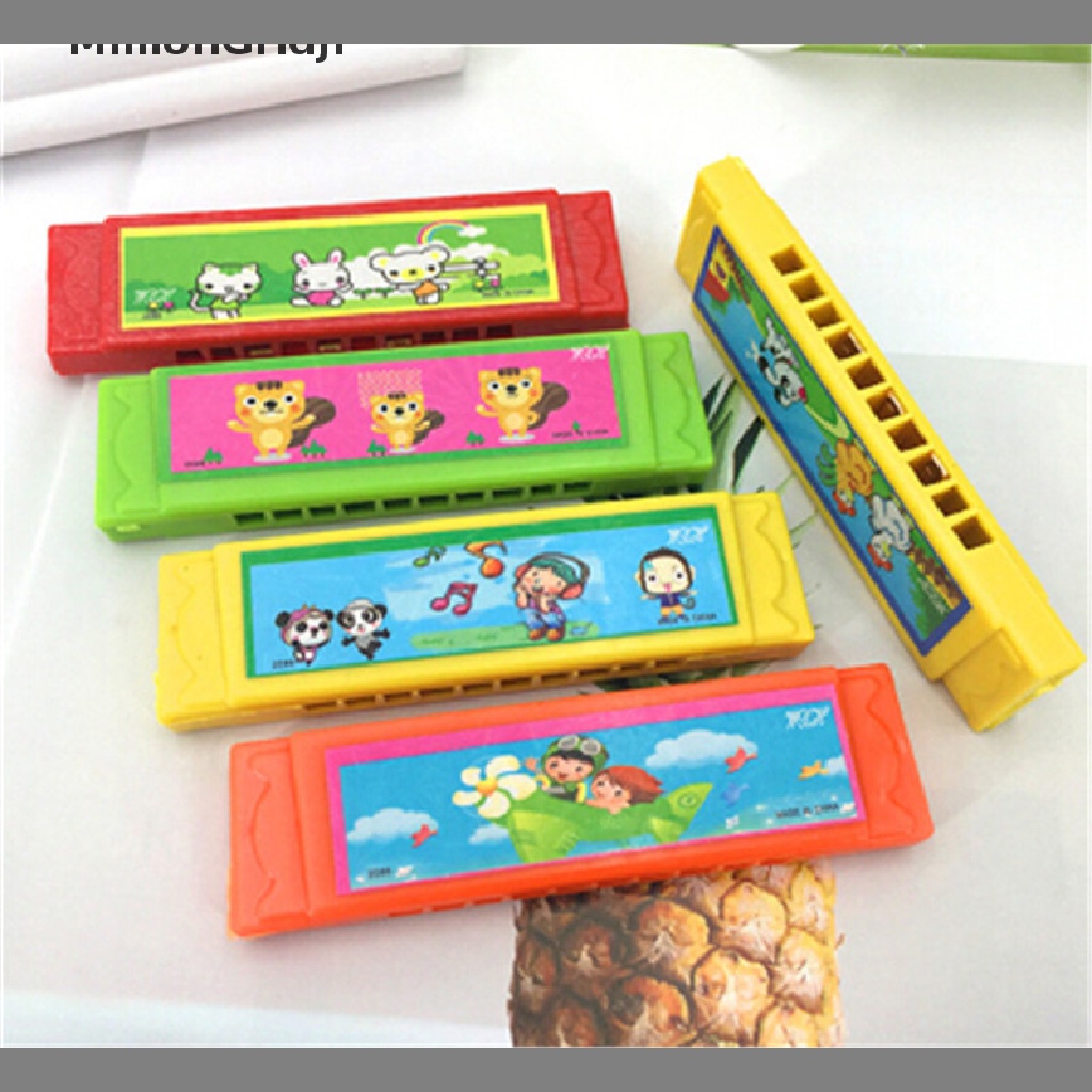 Kèn Harmonica Bằng Nhựa Họa Tiết Hoạt Hình Dễ Thương Cho Bé