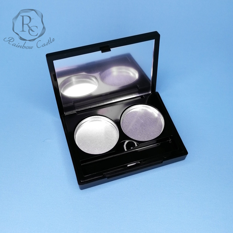(hàng Mới Về) Hộp Đựng Phấn Mắt Rỗng 26mm 2 Màu Đen Tiện Dụng