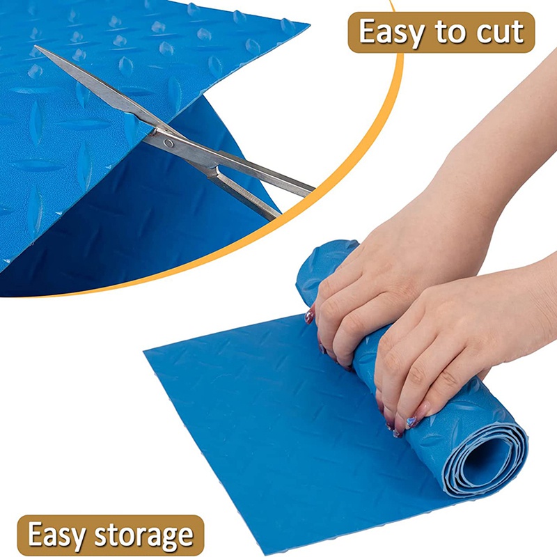 Bộ 2 Cuộn Thảm Lót Bậc Thang Bể bơi Dày 2.5mm Chống Trượt