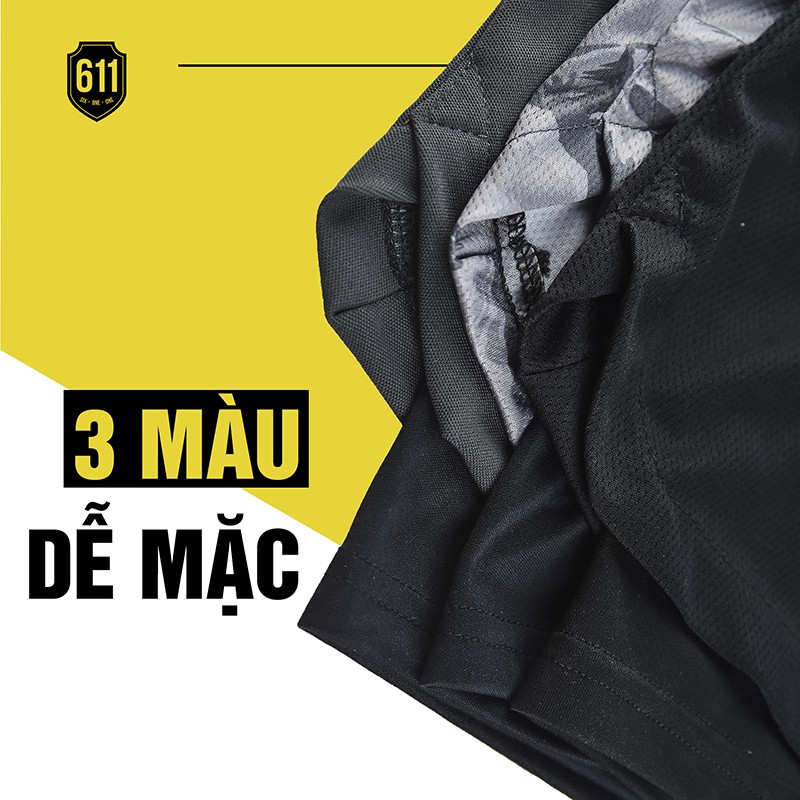 Quần đùi tập gym nam chạy bộ thấm hút mồ hôi 2 lớp VNXK | BigBuy360 - bigbuy360.vn