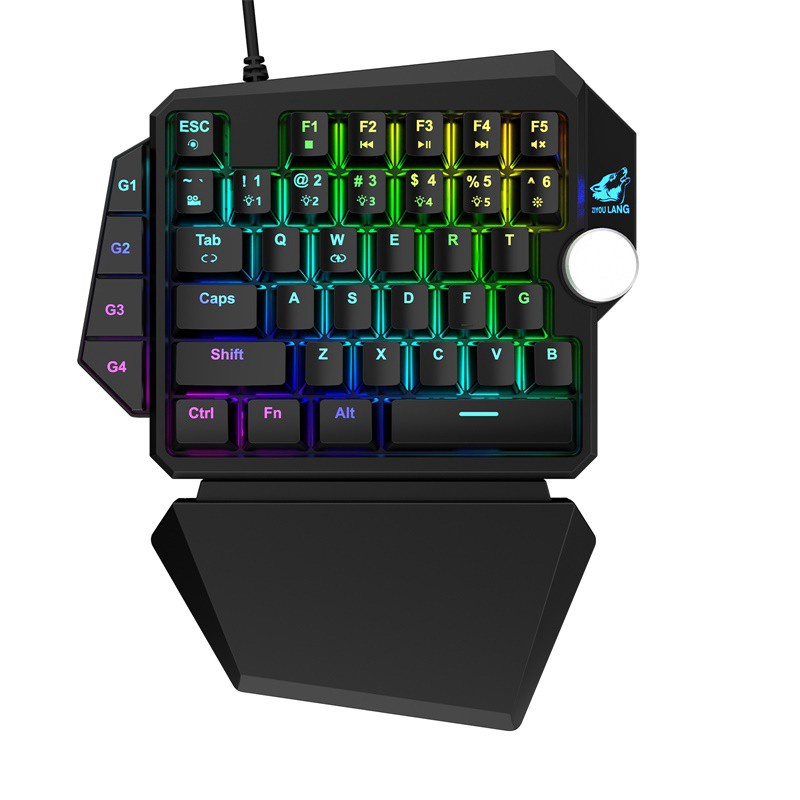 Bàn Phím Cơ VINETTEAM K5 39 Phím Hỗ Trợ MACRO Blue Switch RGB Chơi Game Pubg Mobile, Rules, Free Fire -4691