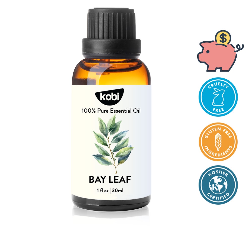 Tinh dầu Nguyệt quế Kobi Bay leaf essential oil giúp đuổi muỗi, khử mùi, làm thơm phòng - 30ml