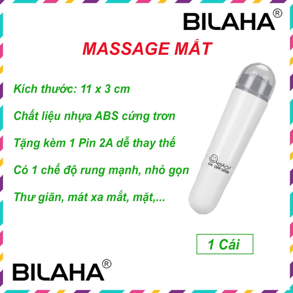 Máy Massage Mắt Chiếc Bút Chống Thâm Quầng, Thư Giãn Mắt Mini - Có Hàng Sẵn Kho