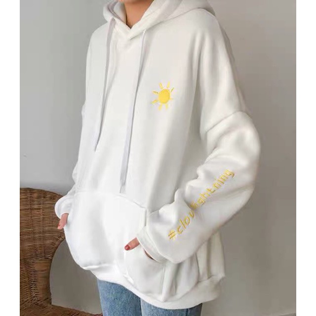 ÁO HOODIES NỈ BÔNG HOT TREND FREESIZE DƯỚI 50kg kèm hình chụp thật | BigBuy360 - bigbuy360.vn