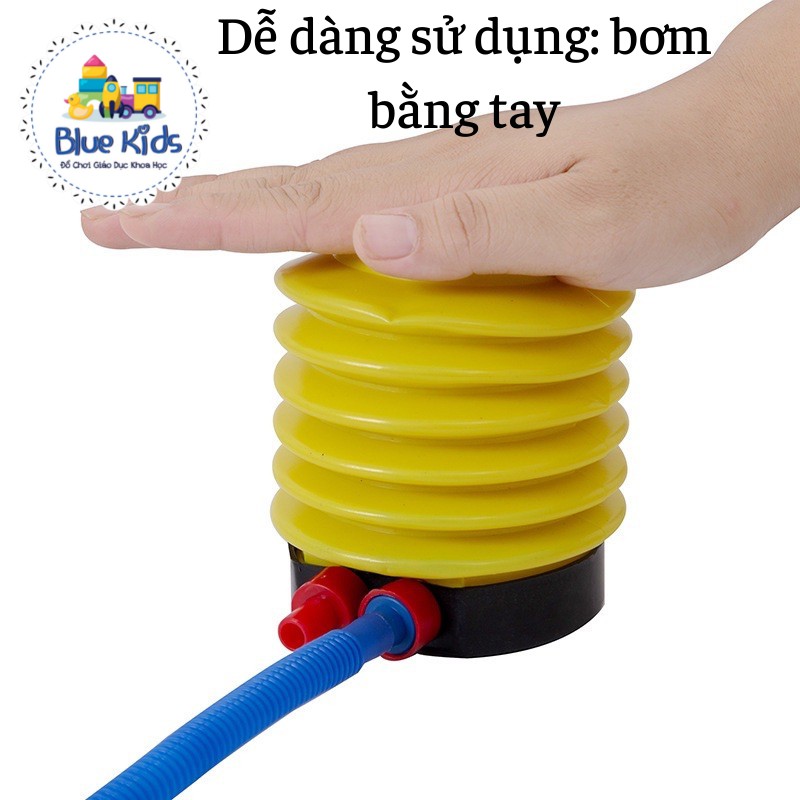 Bơm Tay Đa Năng KAW, Bơm Tay Mini Gia Đình Tiện Dụng Cho Việc Bơm Trụ Hơi Đấm Bốc, Ghế Hơi, Phao Hơi, Bóng Bay [BH 1-1]