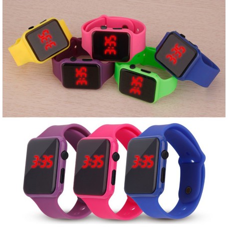 Đồng Hồ Điện Tử Màn Hình LED Hiện Đại Cho Trẻ Em / Youth / Women (Tuổi Teen) / Nhập Khẩ