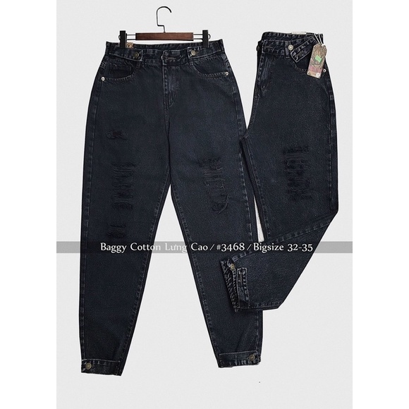 Quần jean baggy BIGSIZE 60-95KG cho người béo tròn đi làm, đi chơi