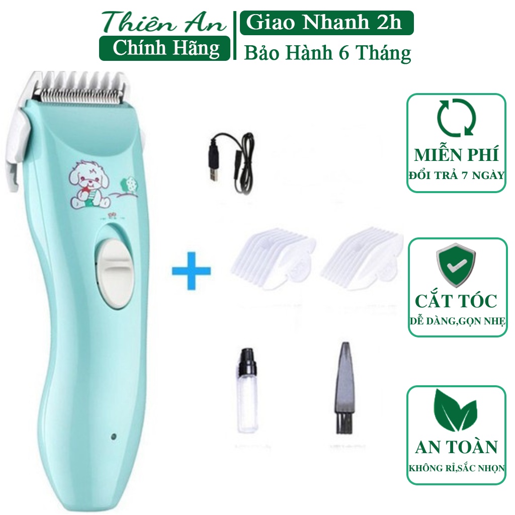 Tông đơ cắt tóc chính hãng TOIR cao cấp, cắt tóc tại nhà cho bé an toàn, tiện lợi, tiết kiệm