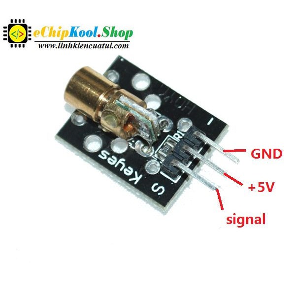 Module Phát laser 5V ứng dụng Arduino