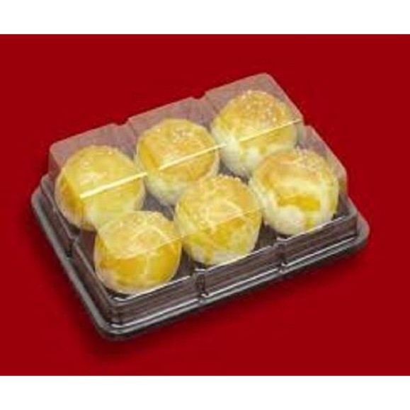 Bộ 50 hộp nhựa đựng bánh 6 ô tròn FG334 ;FG332