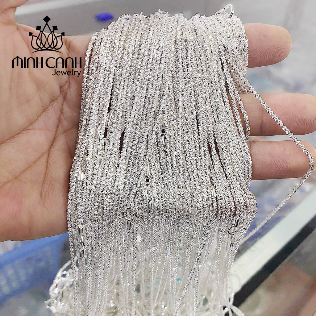 Vòng Cổ Bạc Dây Xù Sang Trọng - Minh Canh Jewelry