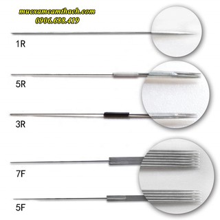  (100 cái) Kim xăm phổ thông 1R-3R-5R-5F-7F