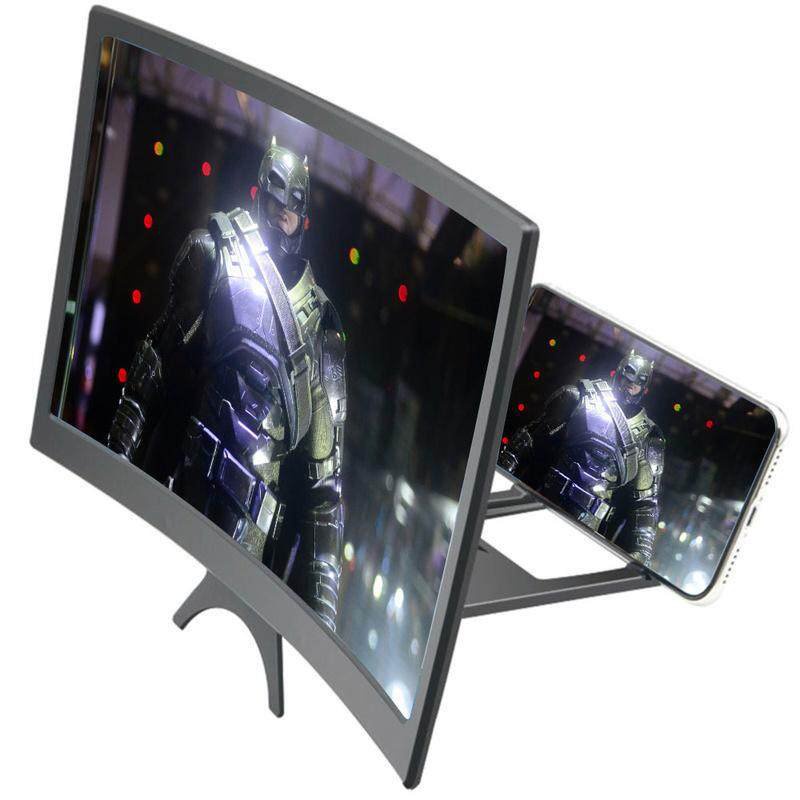 ❤Giao Hàng Trong Vòng 48 Giờ❤Bộ Khuếch Đại Màn Hình Điện Thoại 3D 12 Inch Đồng Hồ Phóng To Video Hd Thiết Kế Có Thể Gập Lại Giá Đỡ Điện Thoại Thông Minh Xem Phim 3d, Màn Hình Cong Đa Năng Inch-acric Xách Tay Chất Liệu Acric