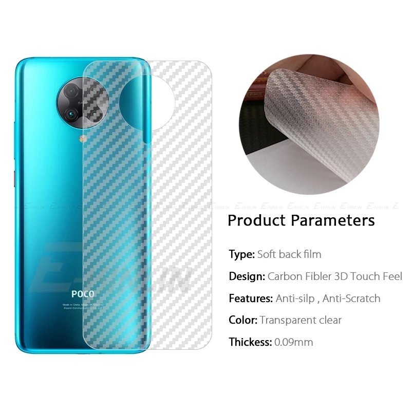 Miếng Dán Cường Lực 3 Trong 1 Bảo Vệ Màn Hình Điện Thoại Xiaomi Poco X3 Nfc M3 Pro F3