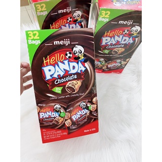 [HÀNG MỸ] Bánh gấu Meiji Hello Panda nhân Socola gói 21gr.